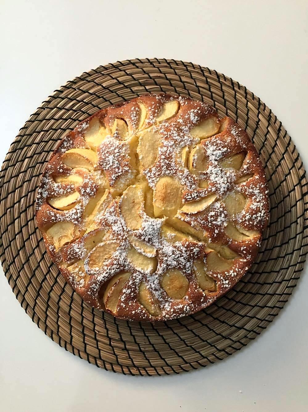 recette GATEAU MASCARPONE AUX POMMES