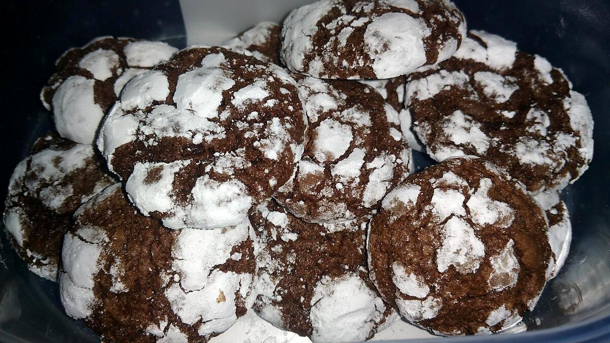 recette crinkles au chocolat