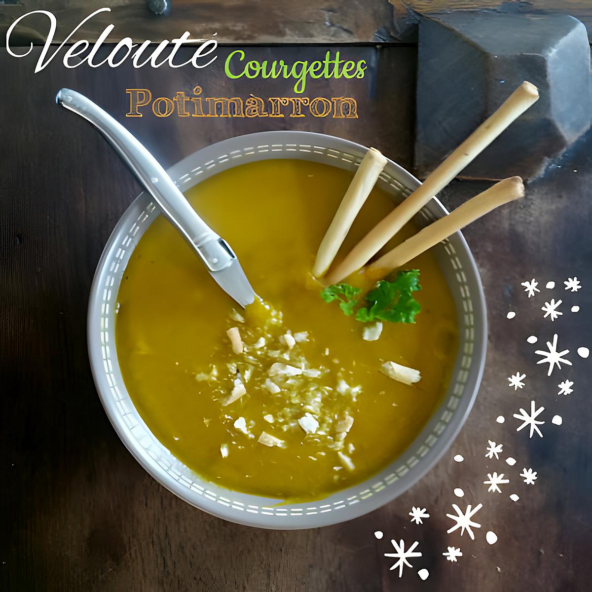 recette Velouté de Courge Potimarron Courgettes - Thermomix ou Pas