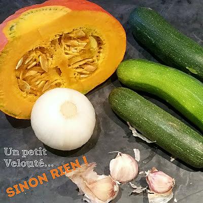 recette Velouté de Courge Potimarron Courgettes - Thermomix ou Pas