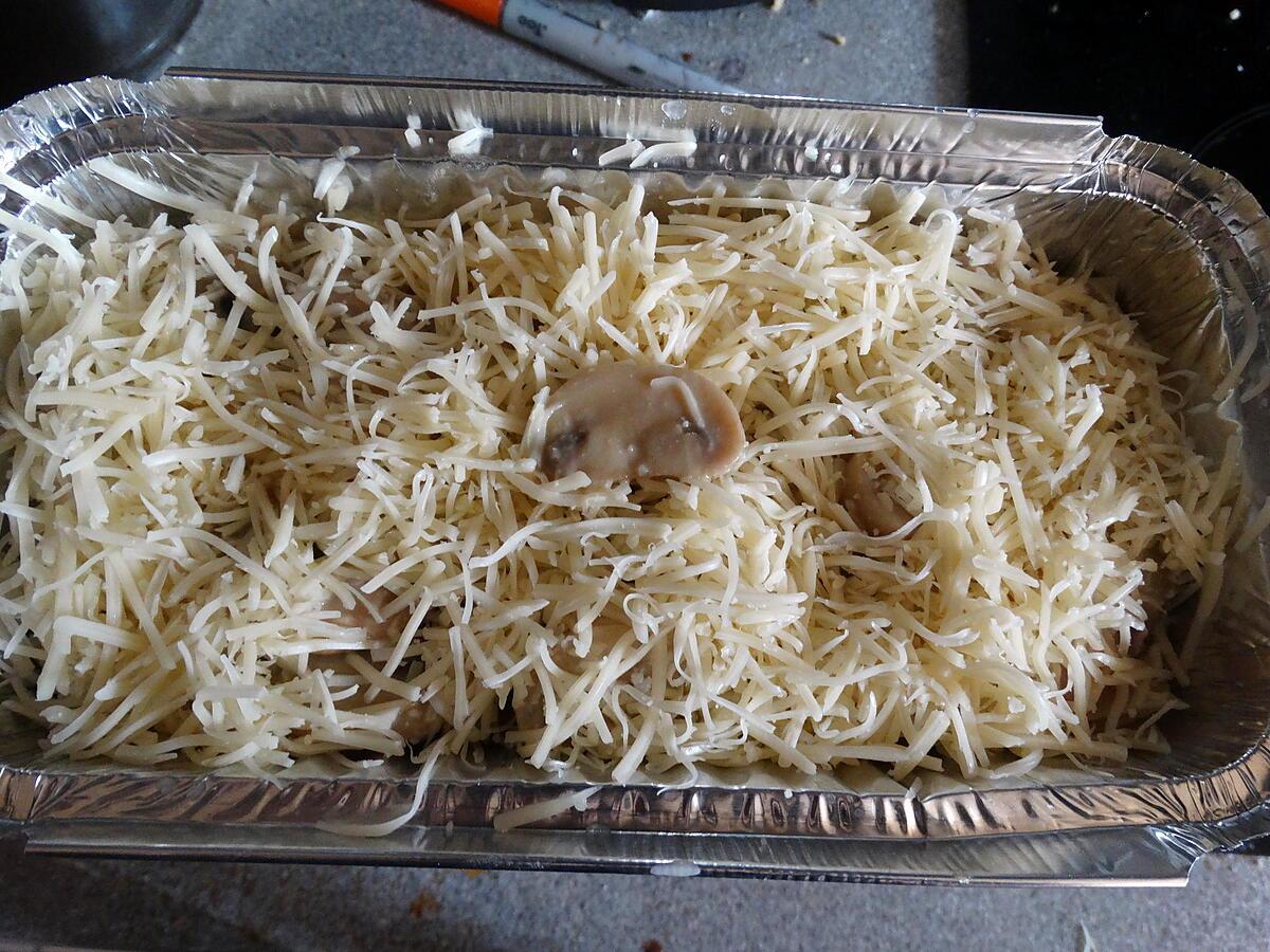 recette lasagne poulet champignon