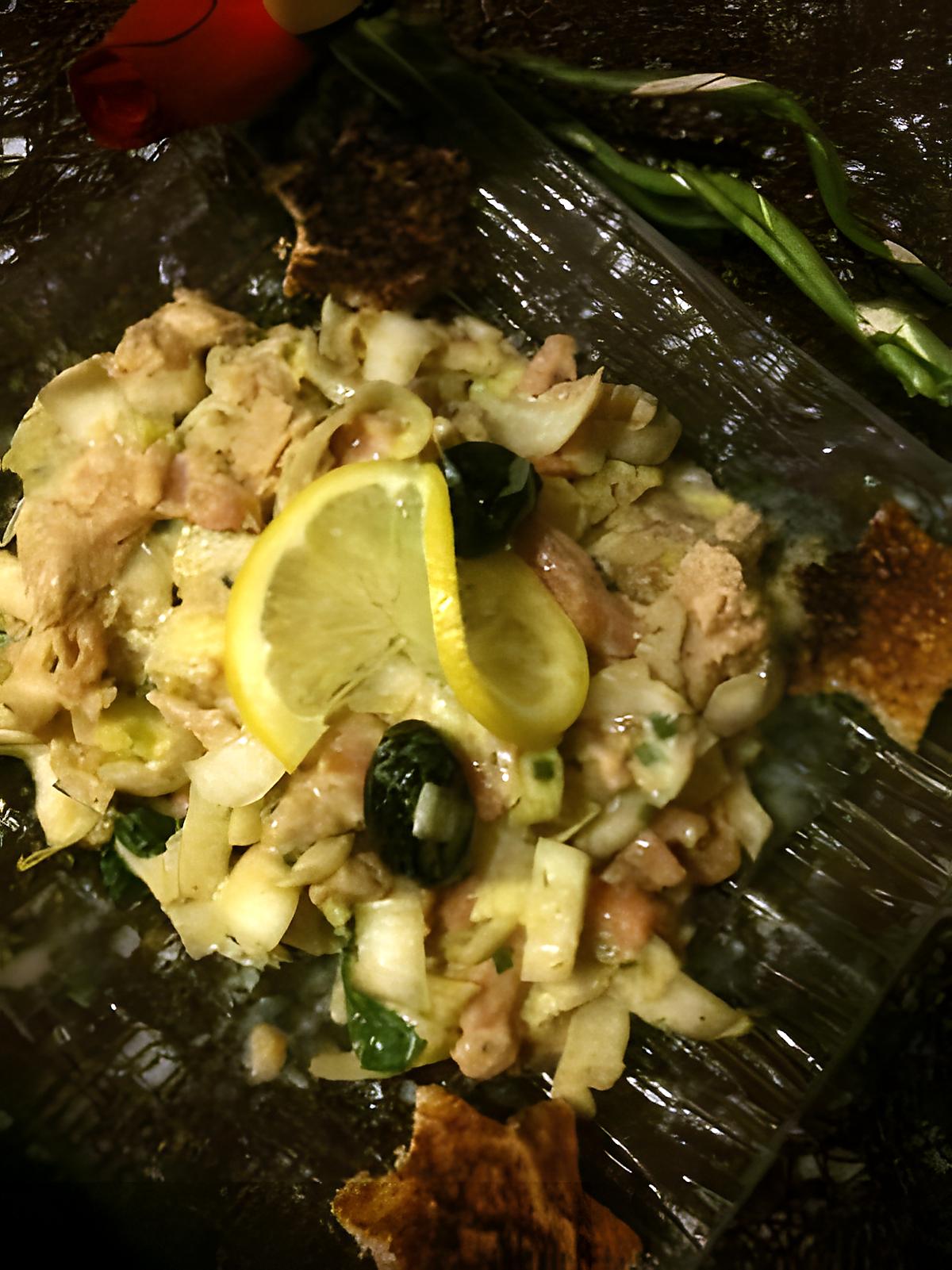 recette SALADE  D'ENDIVES  OCEANE