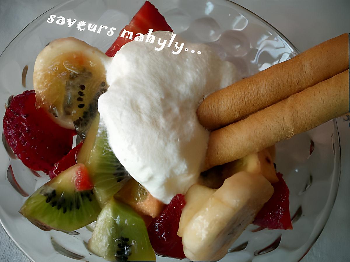 recette salade de fruits jolie....