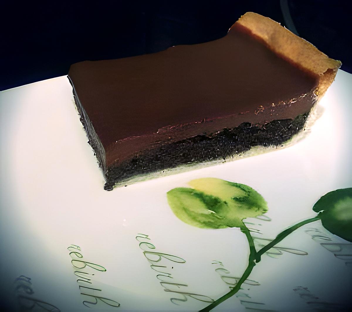 recette Tarte au pavot et chocolat praliné