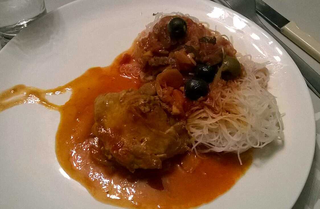 Recette de Lapin aux olives par rosinette