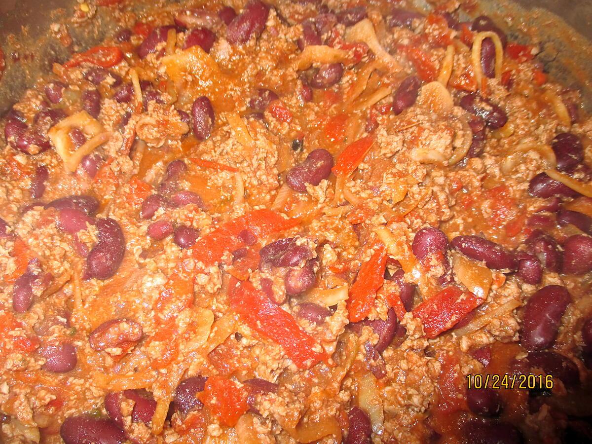 recette chili rapide