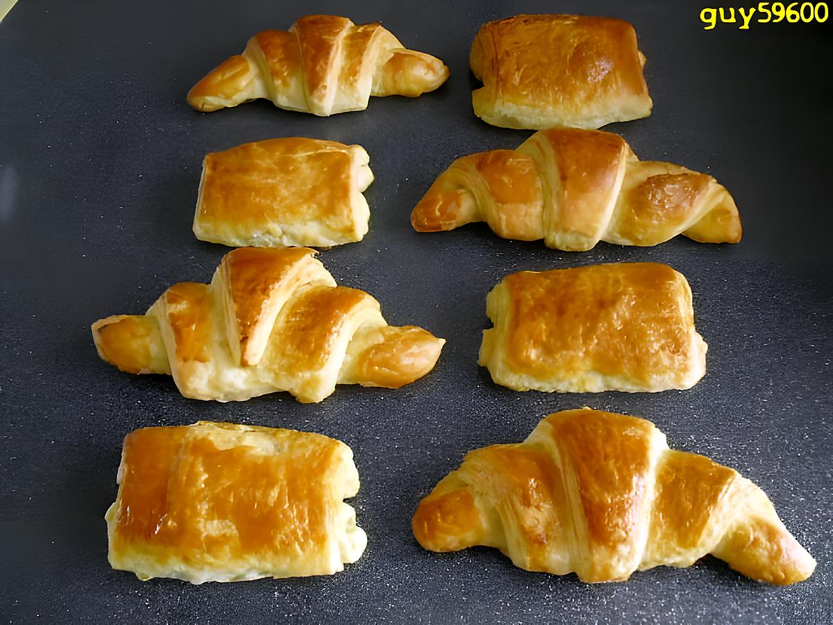 recette petits pains au chocolat et croissants