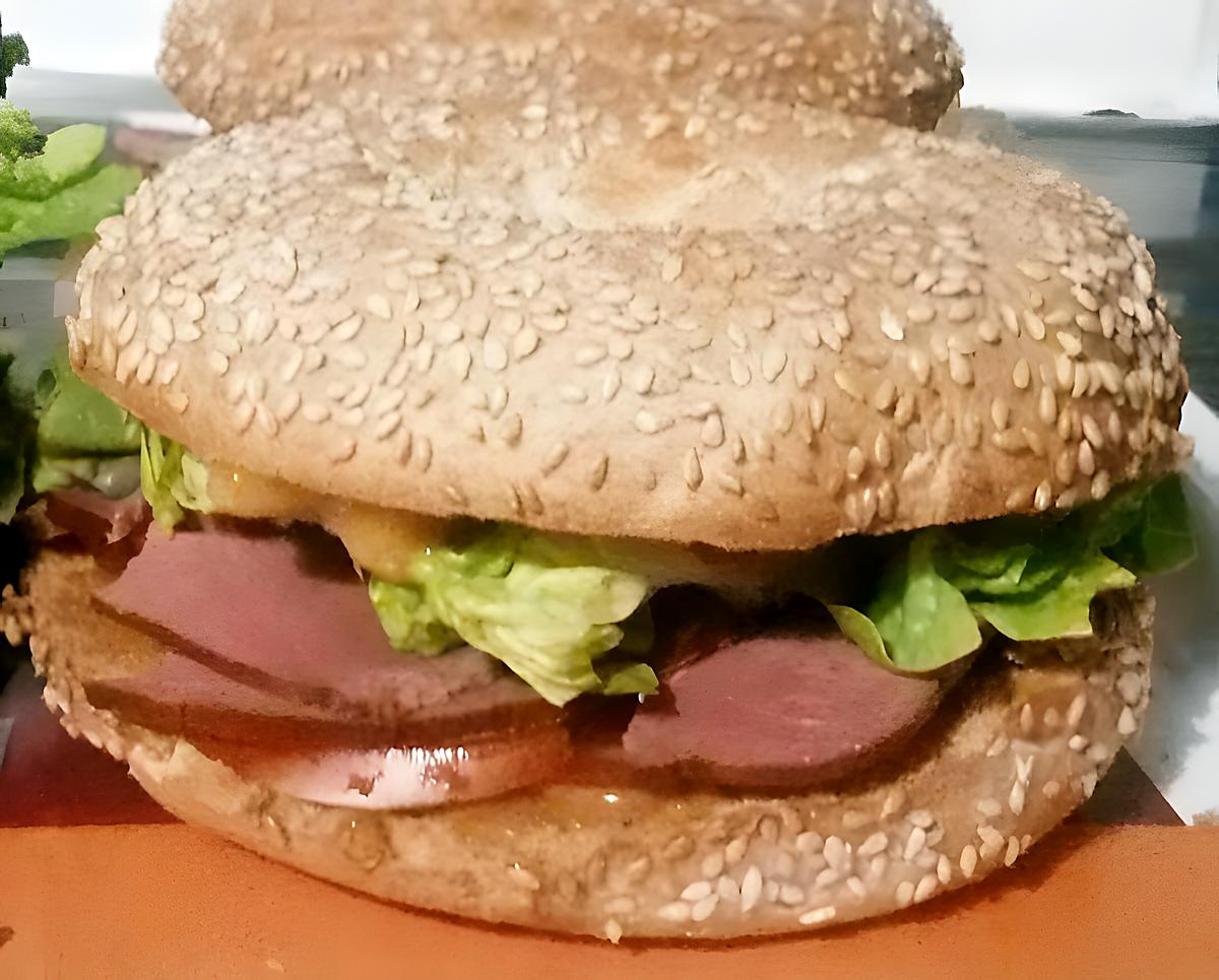 recette Bagel au pastrami