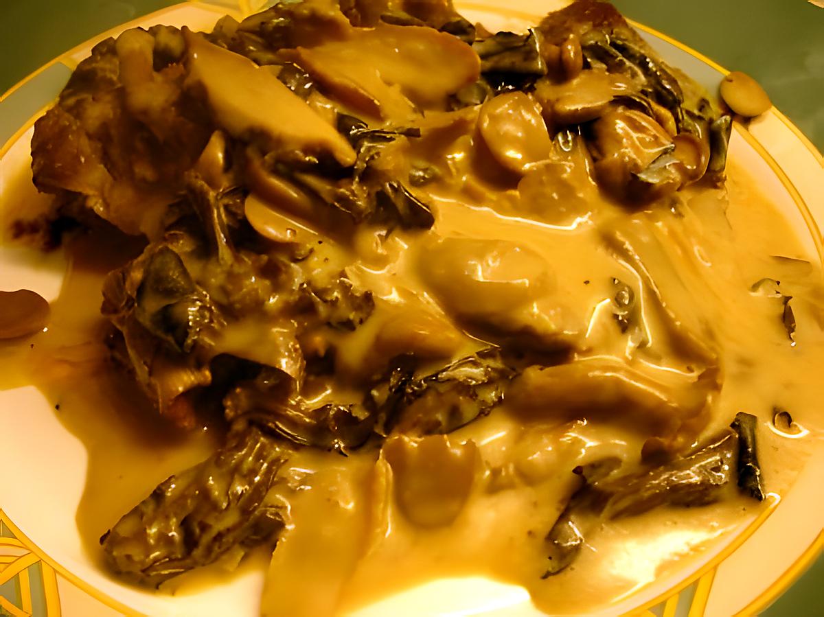 recette Ma sauce aux cinq variétés de champignons