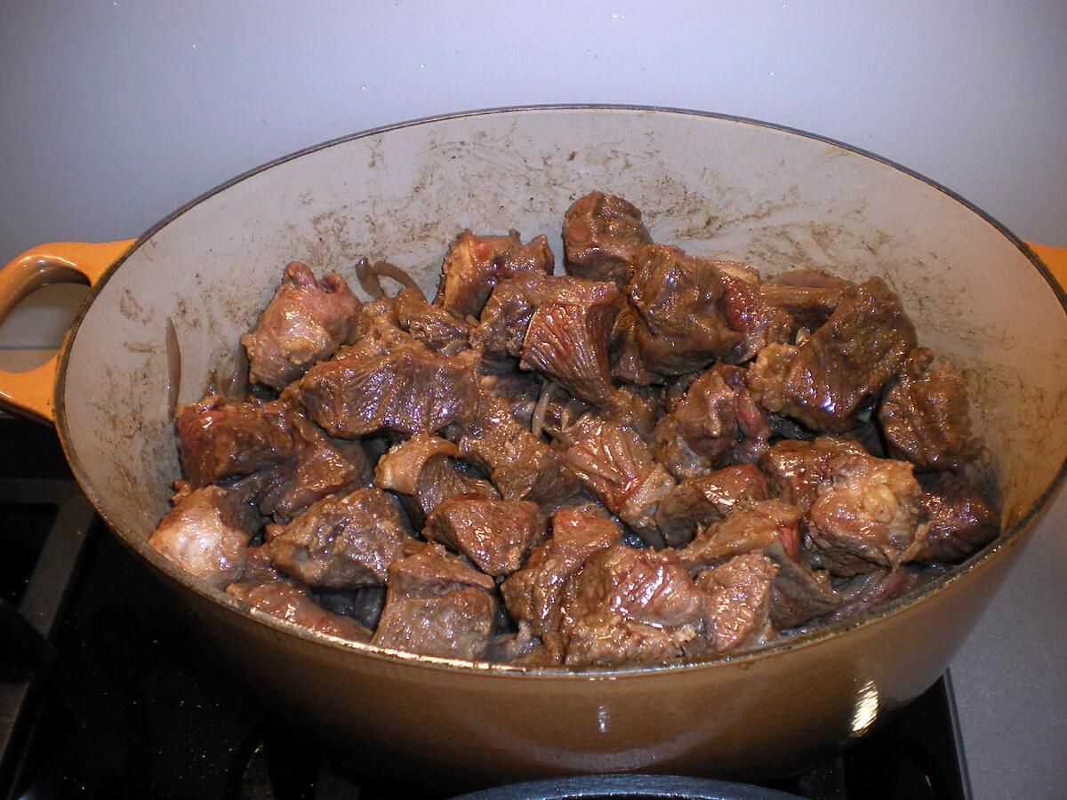 recette Tajine de joues de bœuf aux pommes caramélisées...