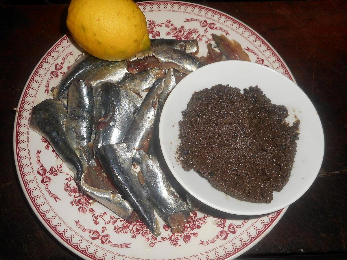 recette Sardines à la tapenade