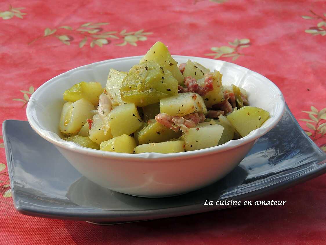 Recette de Chayottes sautées