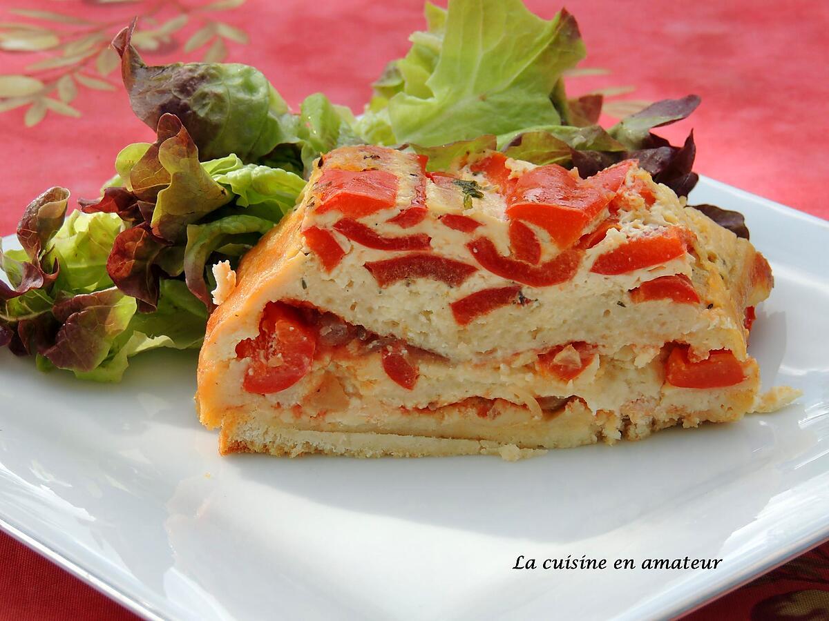 recette Croque-cake  poivrons