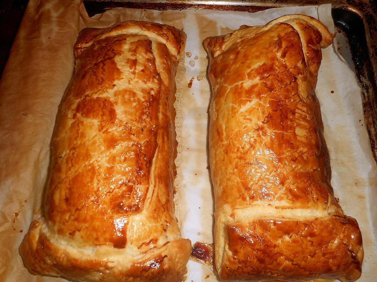 recette Filet mignon de porc,jambon en croute