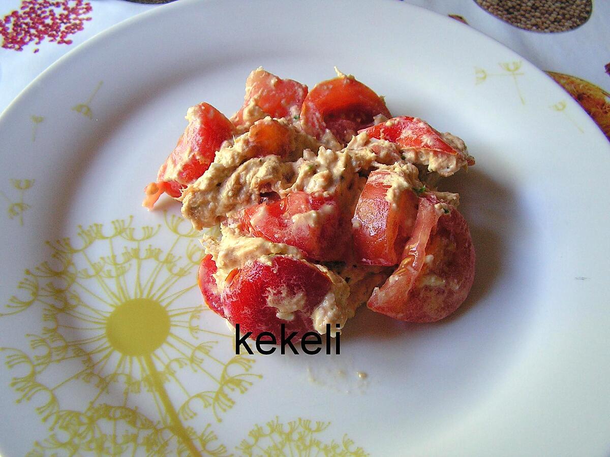 recette Salade de tomate au thon