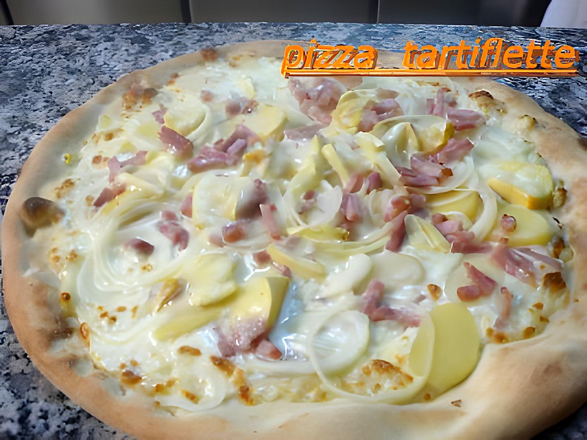 recette PIZZA TARTIFLETTE