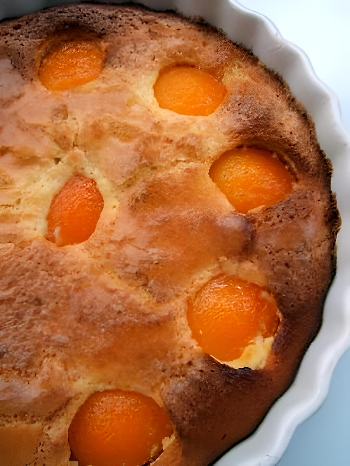 recette Fondant aux abricots et ricotta