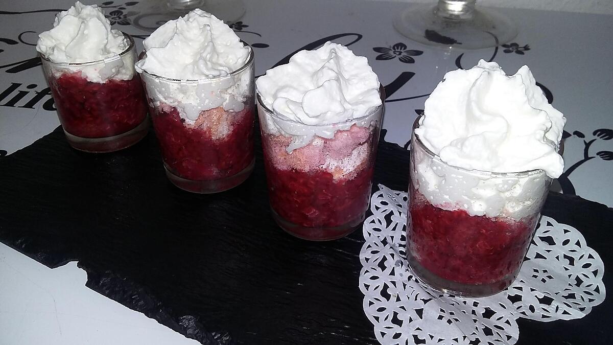 recette Tiramisu au biscuits roses de Reims et a la framboise