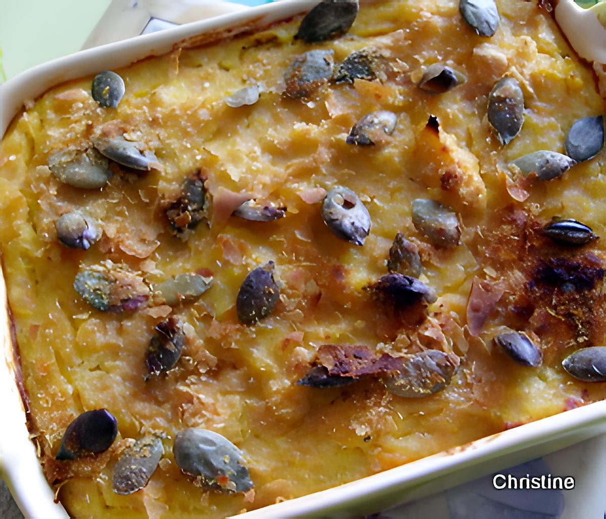 recette Gratin de lentilles corail et carotte