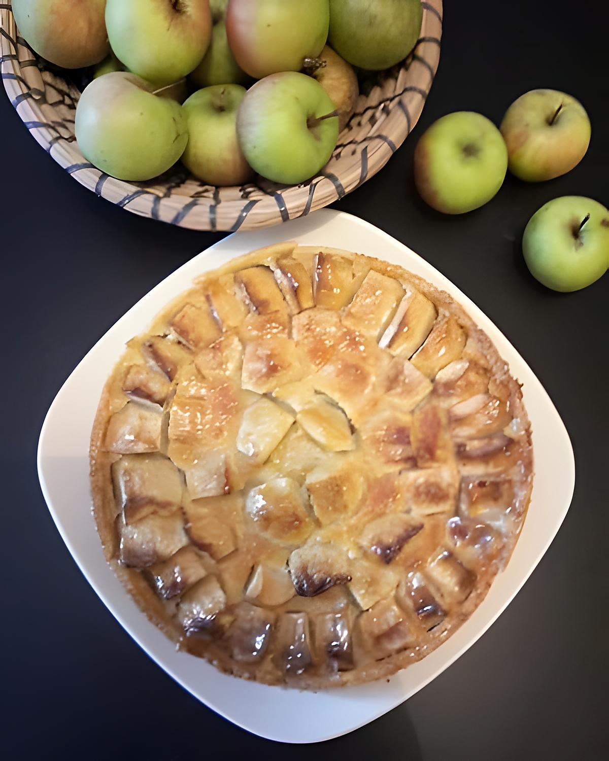 recette Tarte normande, délicieuse tarte aux pommes