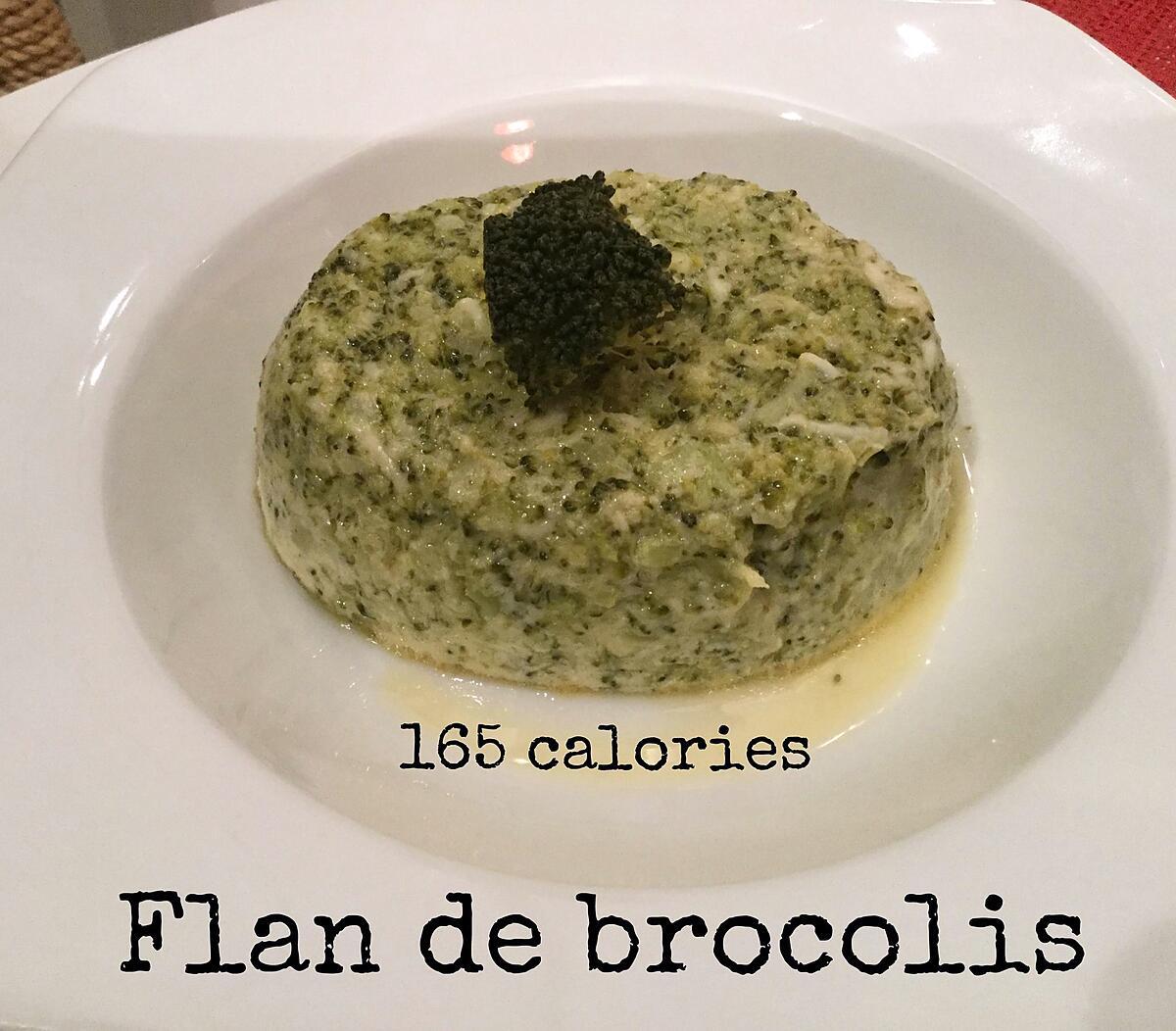 recette FLAN DE BROCOLIS