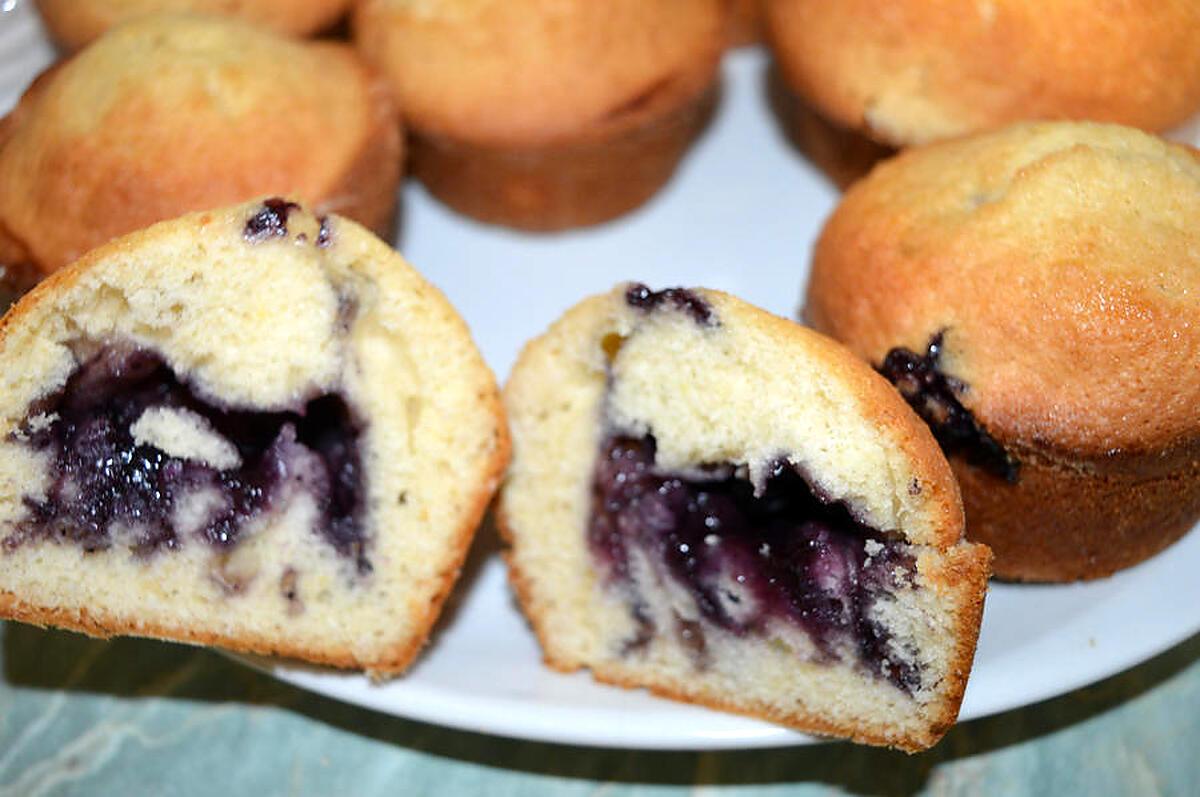 recette Muffins confiture myrtille