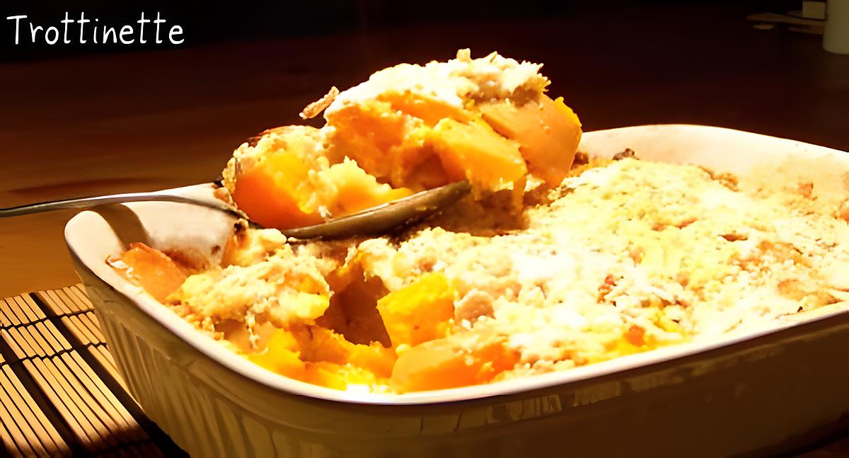 recette Crumble de potiron