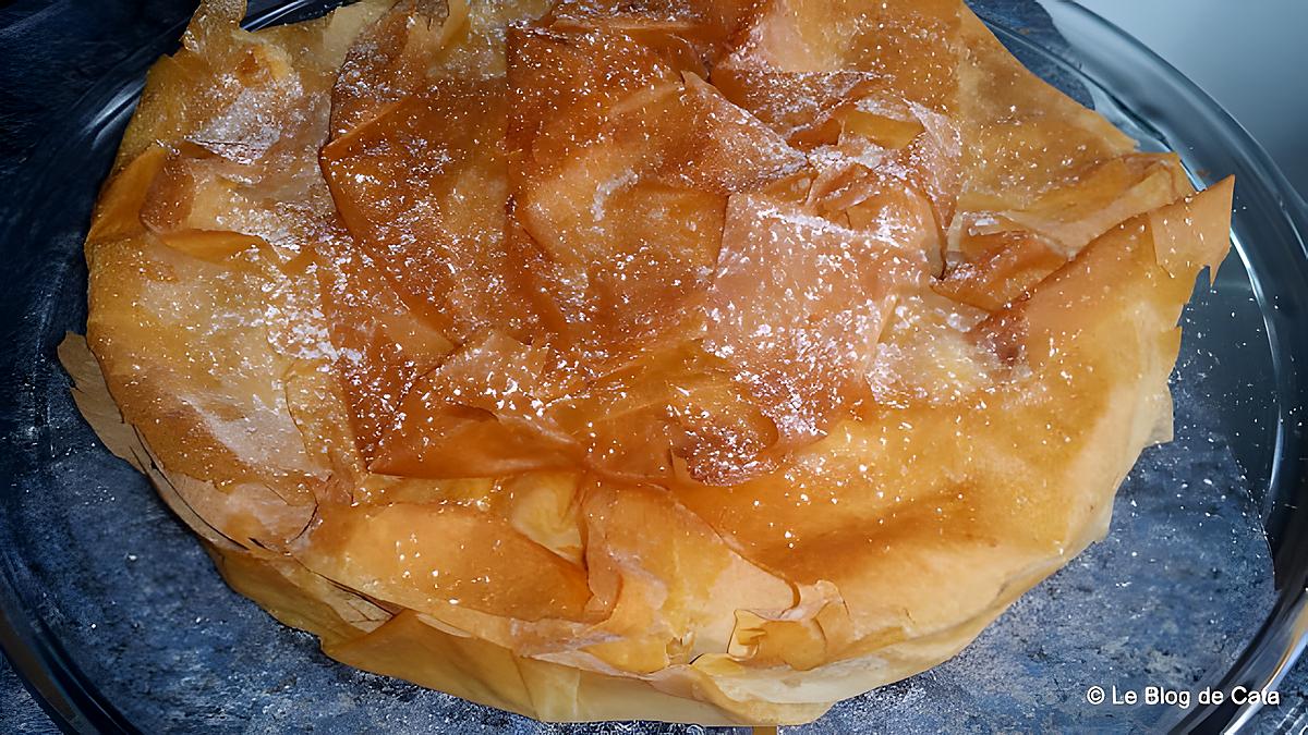 recette Croustade aux pommes