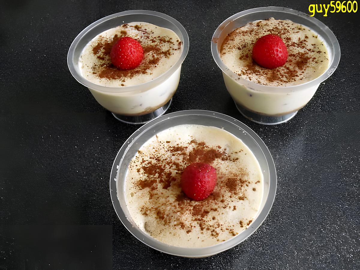 recette verrines mascarpone/fraises