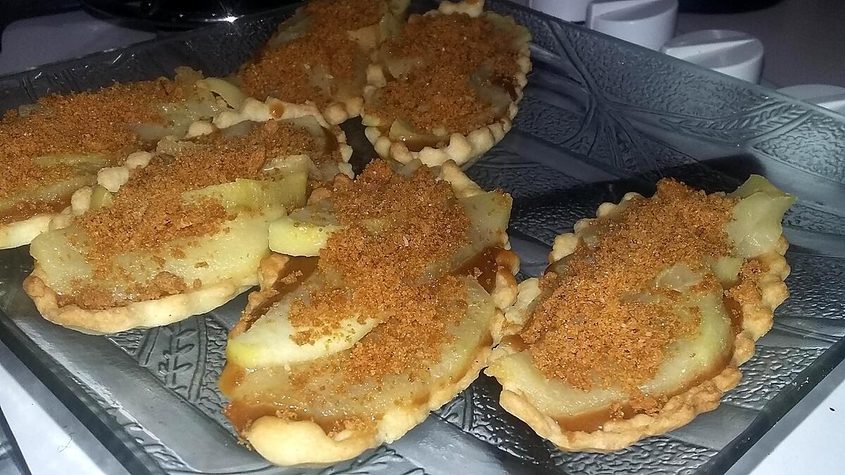 recette Tartelettes pommes spéculoos