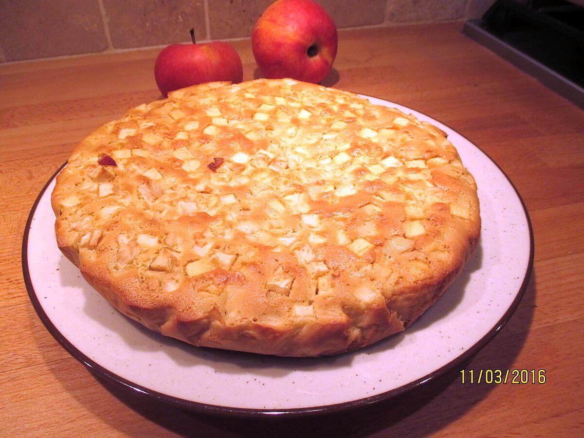 recette gâteau aux pommes sans gluten