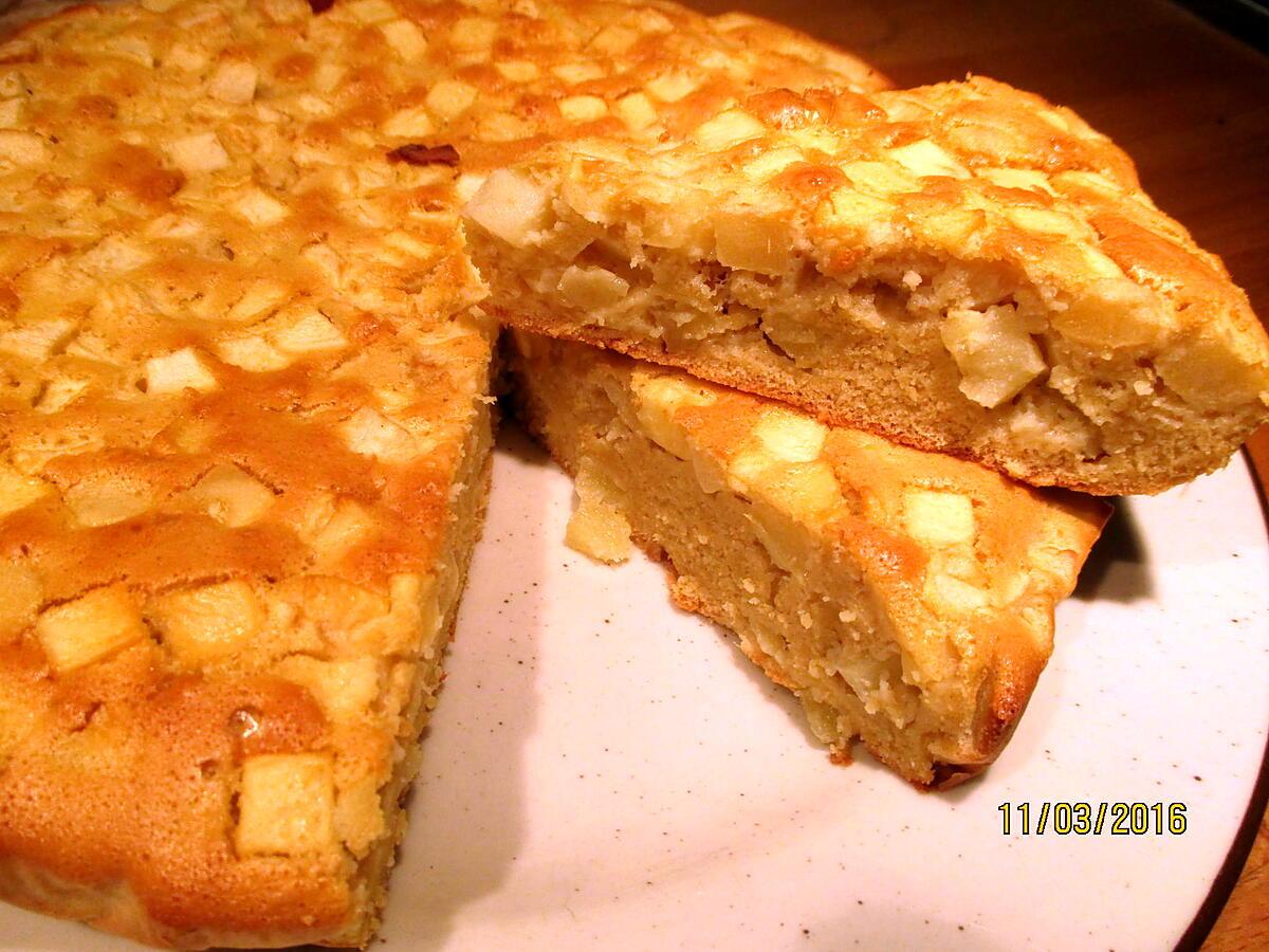 recette gâteau aux pommes sans gluten