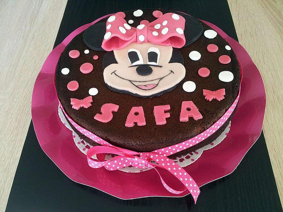 recette Gâteau d'anniversaire Minnie