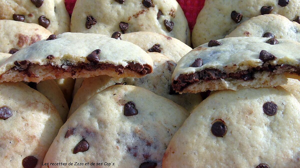 recette Cookies à la pâte à tartiner