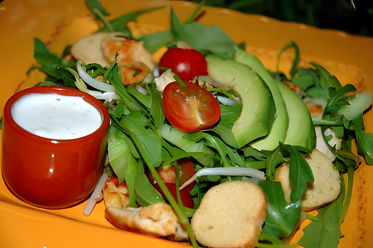 recette Salade composée et avocat