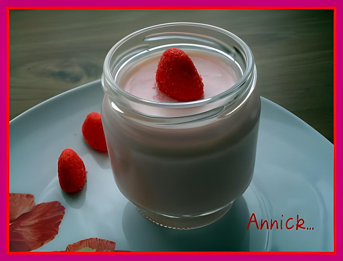 recette yaourt à la fraise Tagada ®