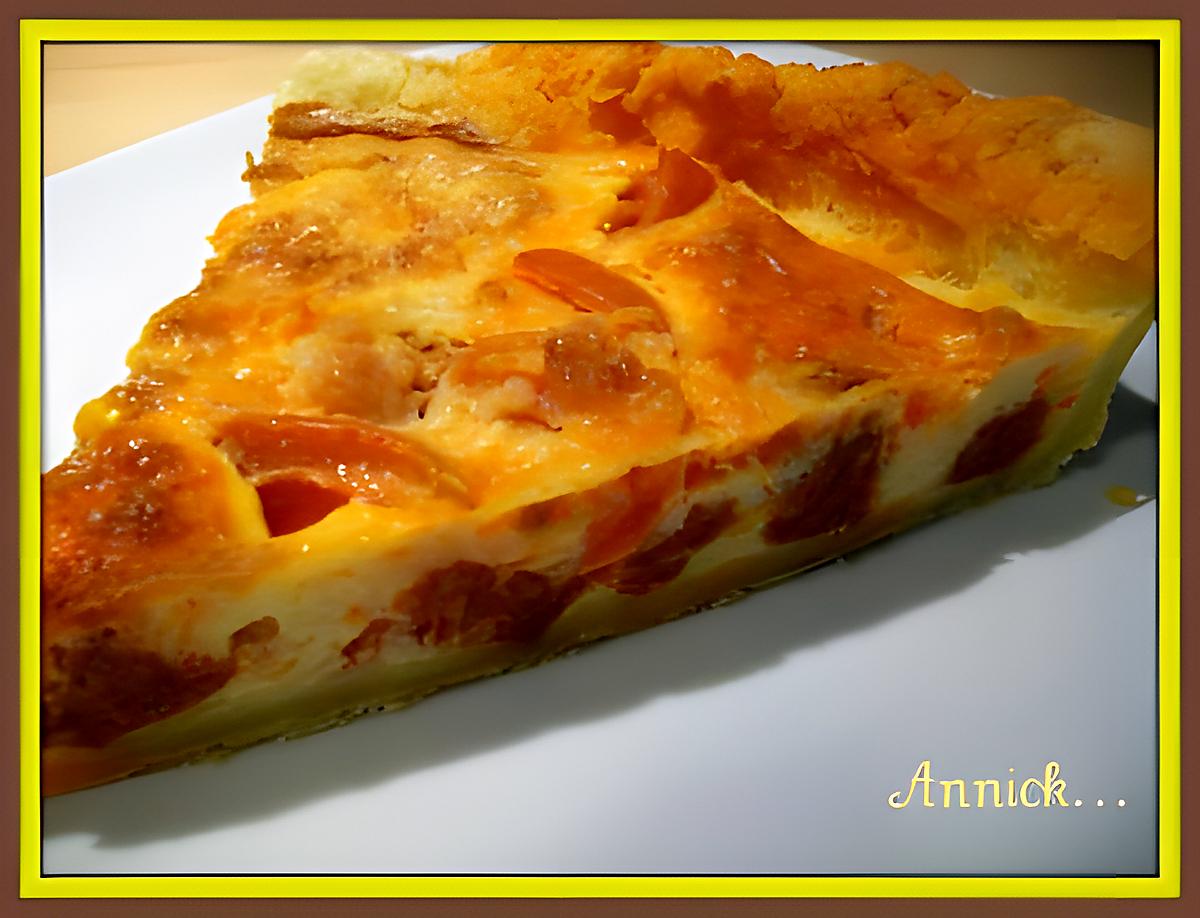 recette quiche au chorizo & tomates