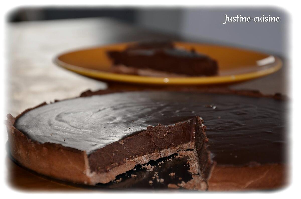 recette Tarte tout choco et pralin