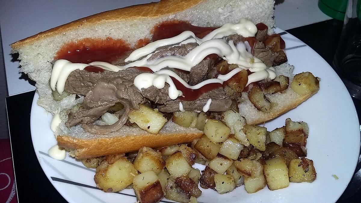 recette Sandwich américain au bœuf