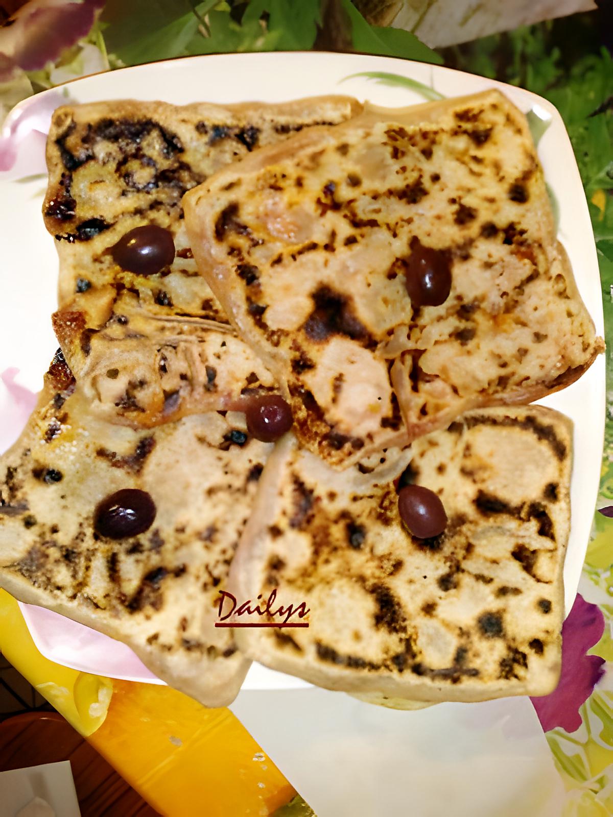 recette Mahjoub Farci ( Crêpe de semoule )