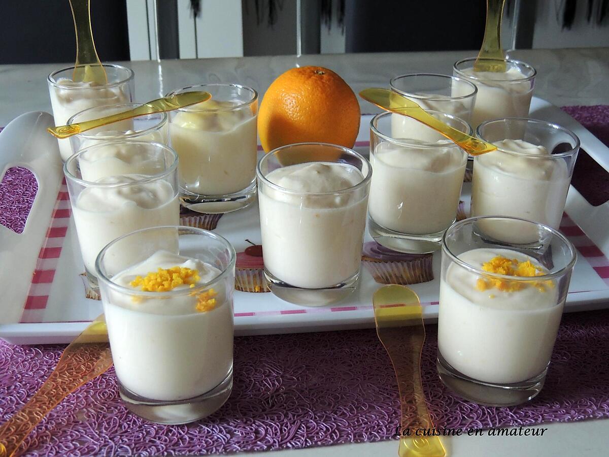 recette Mousse à l'orange