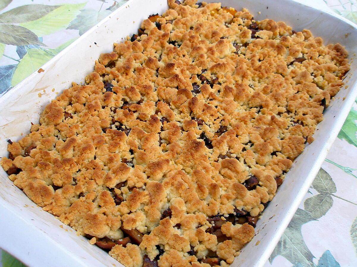 recette Crumble de butternut aux chataîgnes