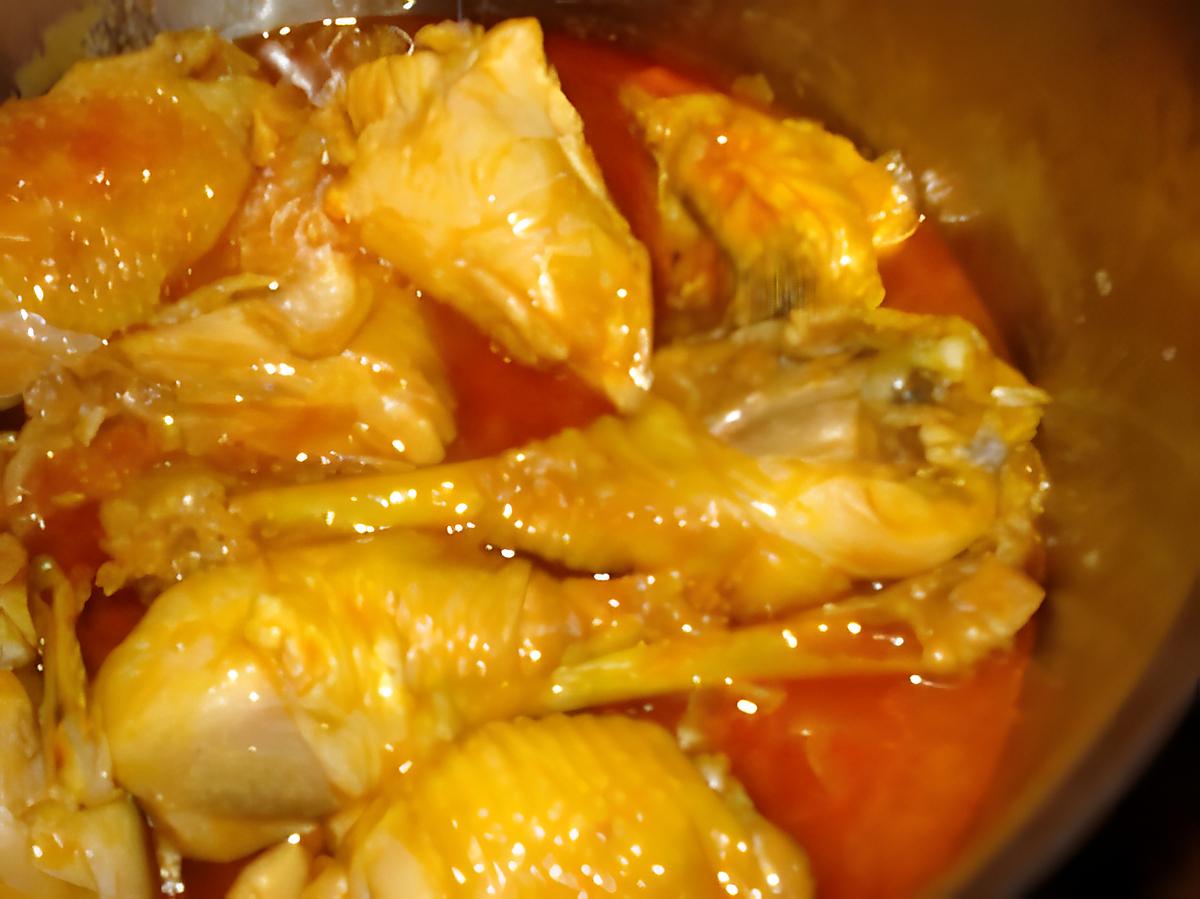 recette Poulet aux tomates