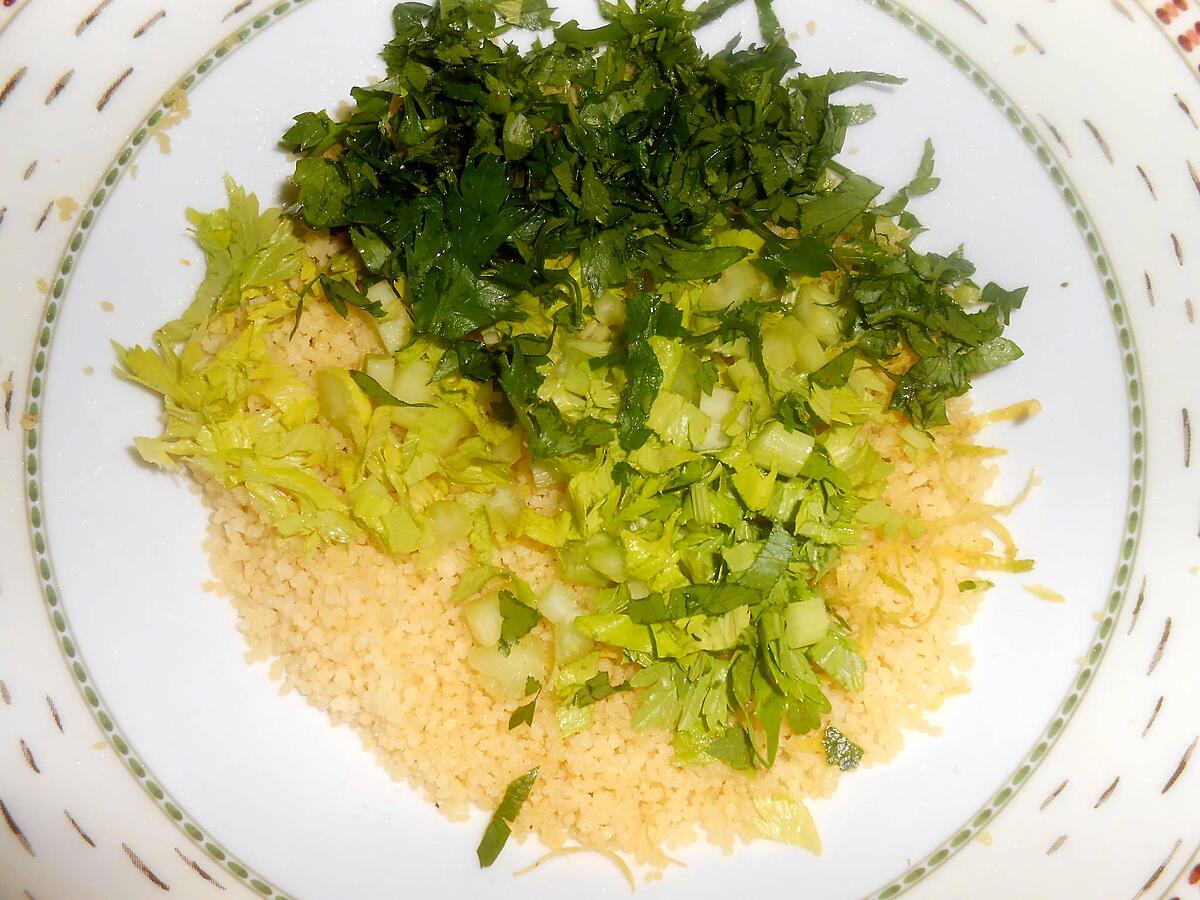 recette UN PETIT TABOULE