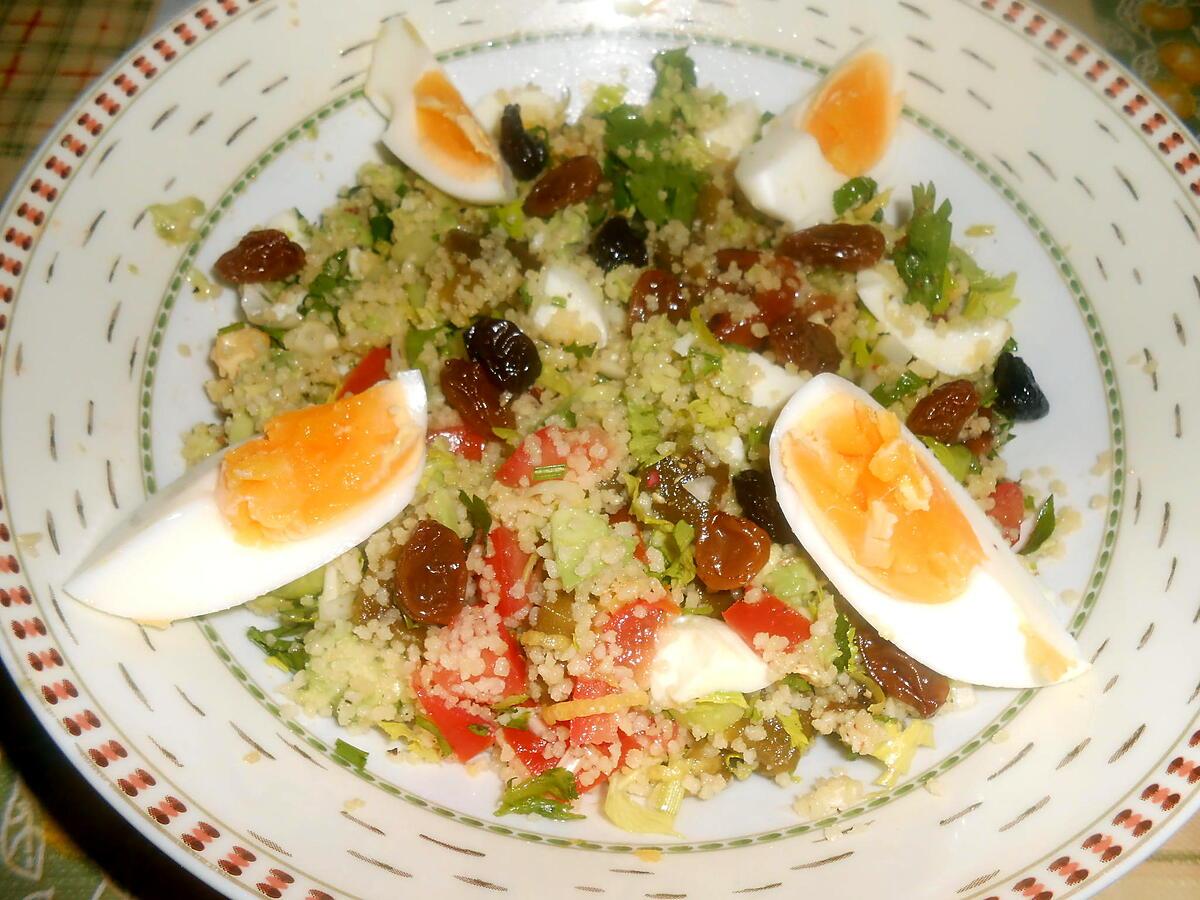 recette UN PETIT TABOULE