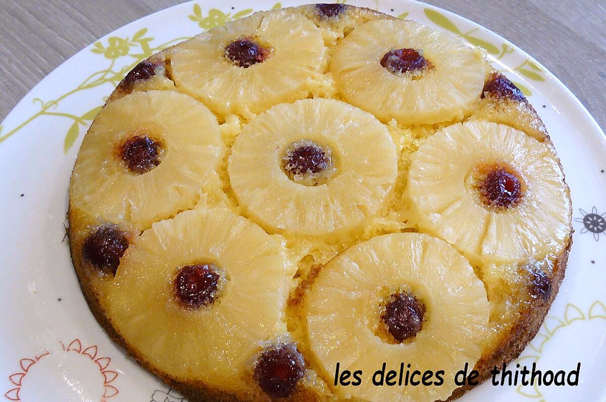 recette gâteau renversé à l'ananas