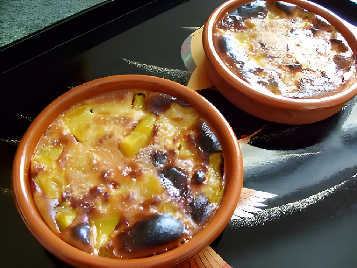 recette Petits flans Coco-Mangue