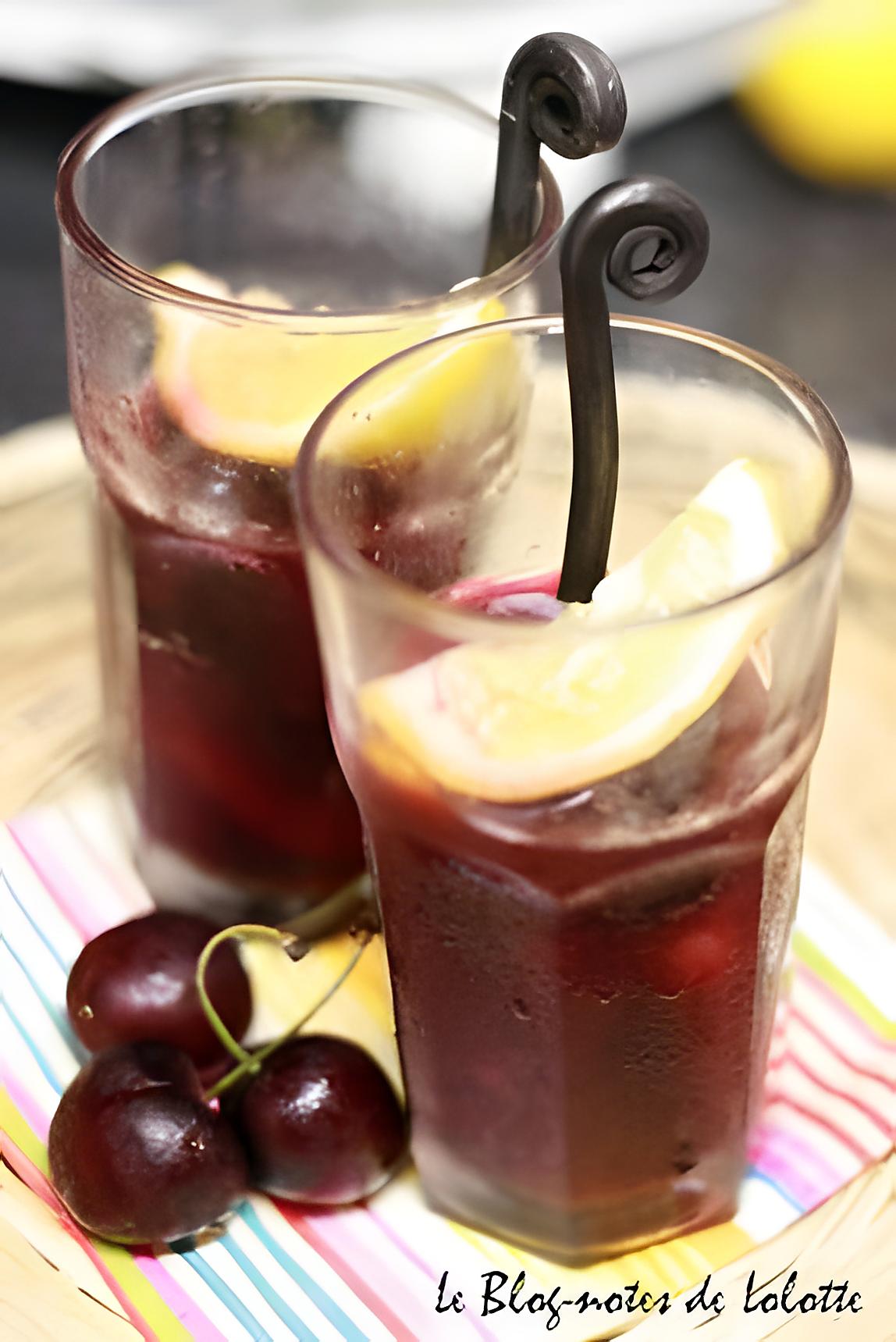 recette Ti-punch aux cerises confites