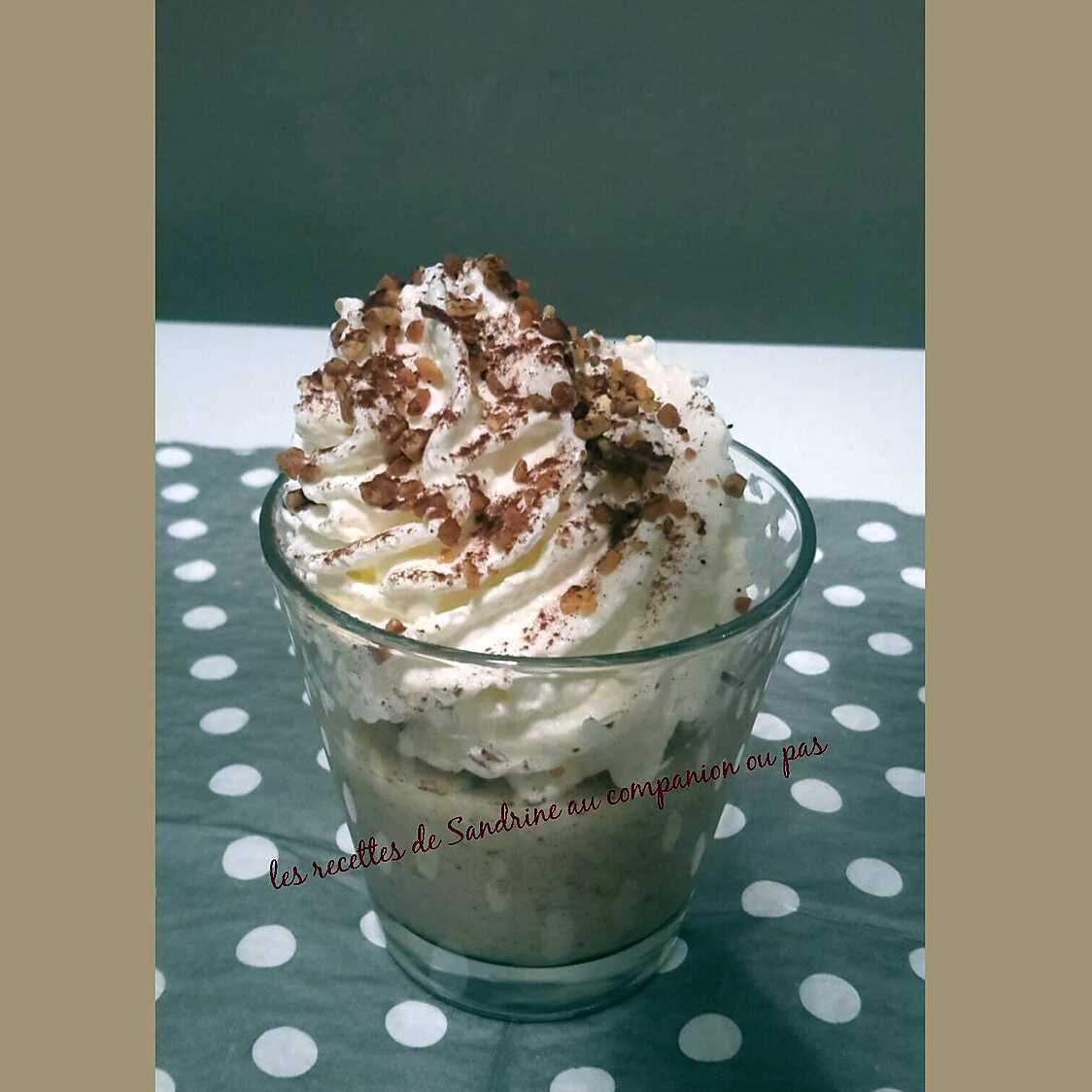 Recette de Crème dessert liégeoise noisette (au companion ou autres robots)