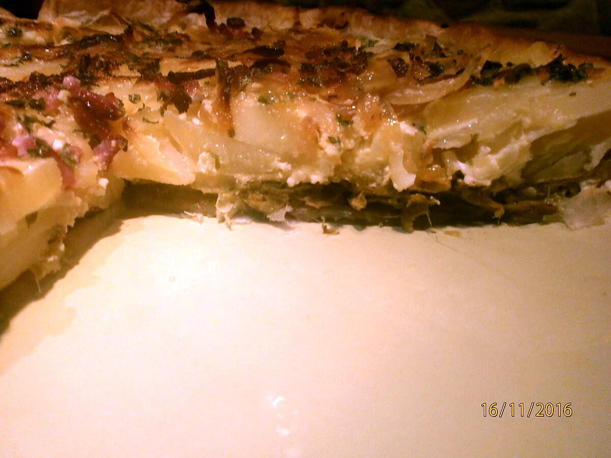 recette TARTE CAMPAGNARDE